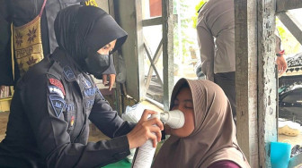 Peduli Dampak Kabut Asap, Satbrimob Polda Jambi Salurkan Bantuan ke Panti Asuhan
